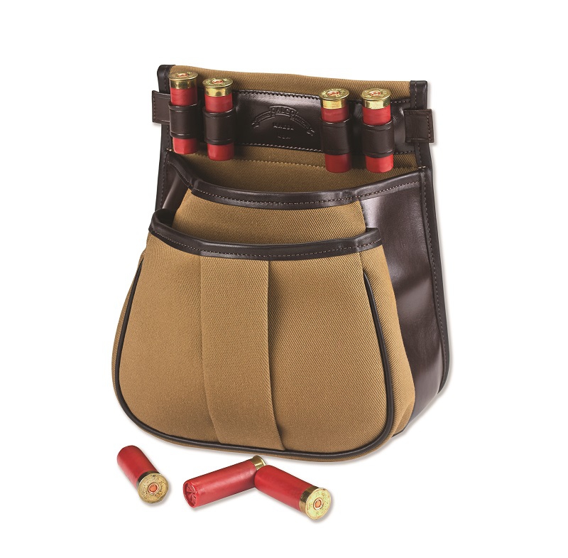 Shotgun TOURBON Genuine Leather Cartridge Shell Pouch For Shotgun