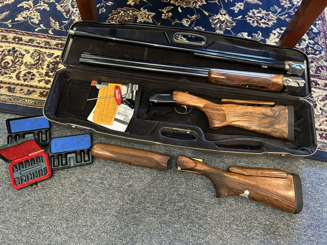 Perazzi MX-9 12ga. 31.5"/34" Trap combo set